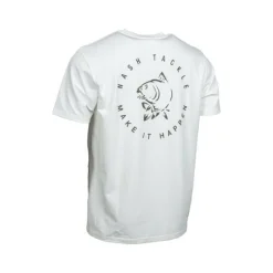 NASH Vêtements-T-shirt Make it Carp Logo Ecru