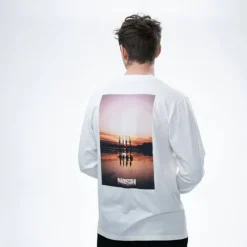 NASH Vêtements-T-shirt Make it Sunset Long Sleeve Ecru