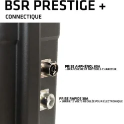 BSR Batterie-Valise PRESTIGE+ LifePo4 Gen3 12V/100Ah + chargeur+ prise sondeur