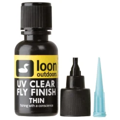 LOON Fly Tying-Vernis colle mouche outdoors uv clear finish - thin (résine uv fine) 14 g