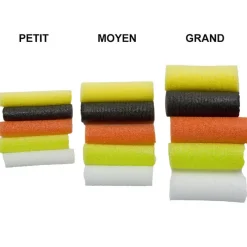 JMC Fly Tying-Yeux oeil booby moyen (cylindre mousse)